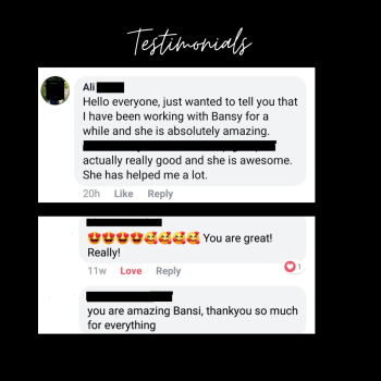 Testimonial 4- Group coaching client testimonial